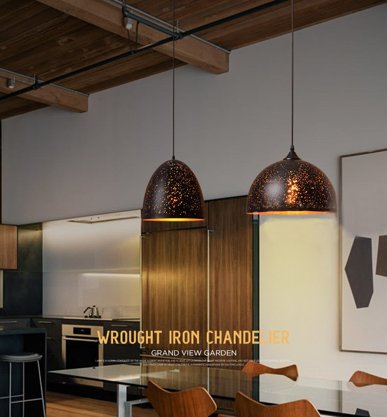 Vintage Pendant Lamp Iron Loft Nordic
