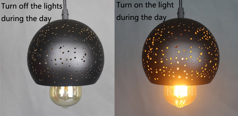 Vintage Pendant Lamp Iron Loft Nordic