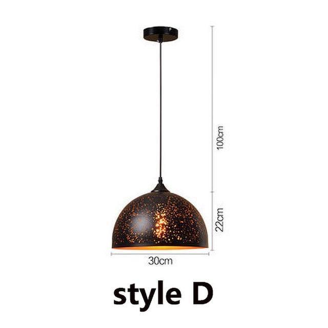 Vintage Pendant Lamp Iron Loft Nordic