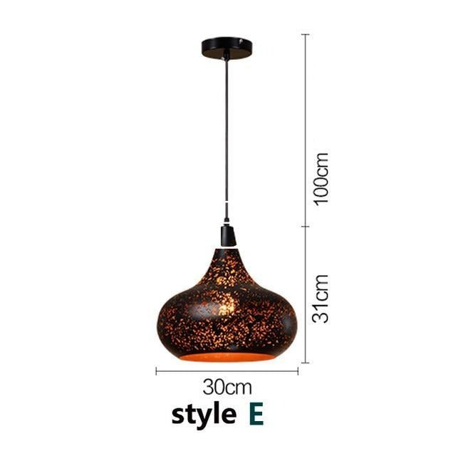 Vintage Pendant Lamp Iron Loft Nordic