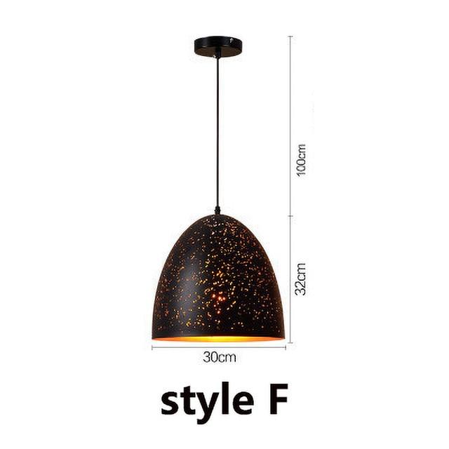 Vintage Pendant Lamp Iron Loft Nordic