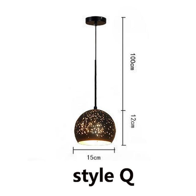 Vintage Pendant Lamp Iron Loft Nordic