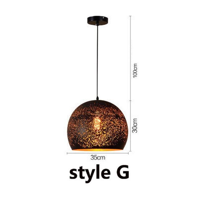 Vintage Pendant Lamp Iron Loft Nordic
