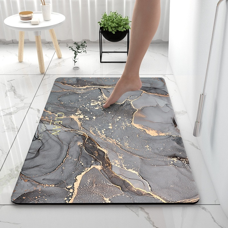 Alfombrilla de baño de mármol HomeTod™