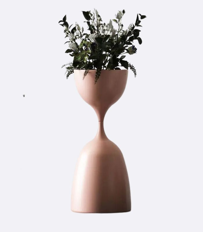 Élégant support de pot de fleurs sur pied en fer – Vase décoratif d'intérieur pour espaces de vie modernes