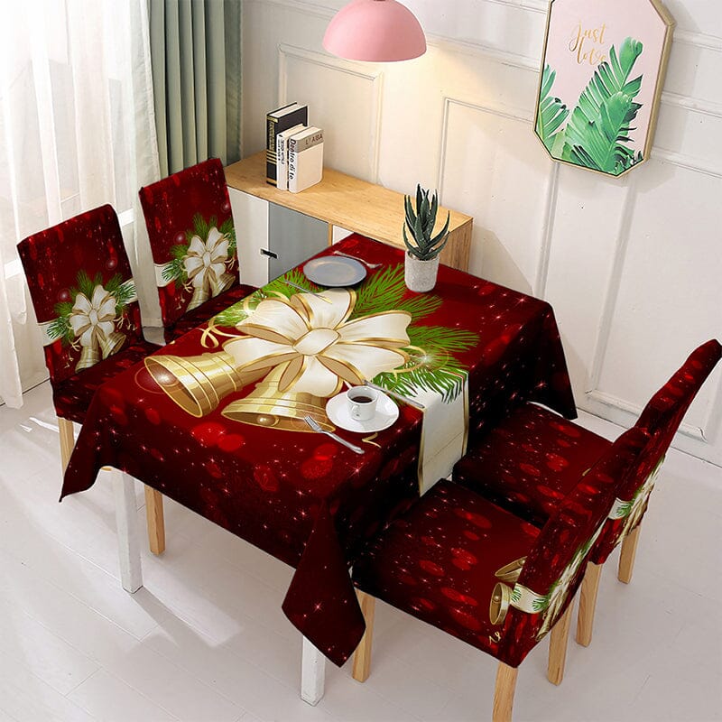 Christmas Tablecloth Chair Cover Decoration