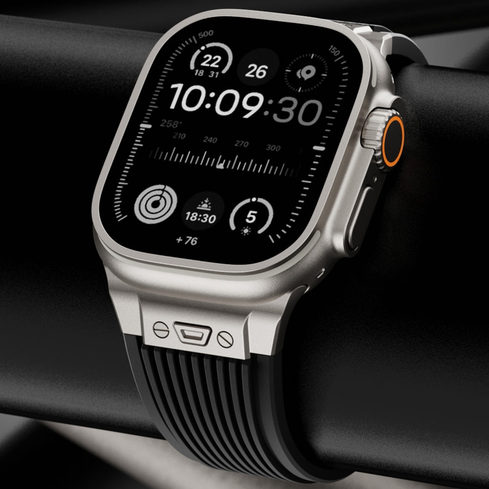 RM Designer stromlinienförmiges Silikonarmband für Apple Watch