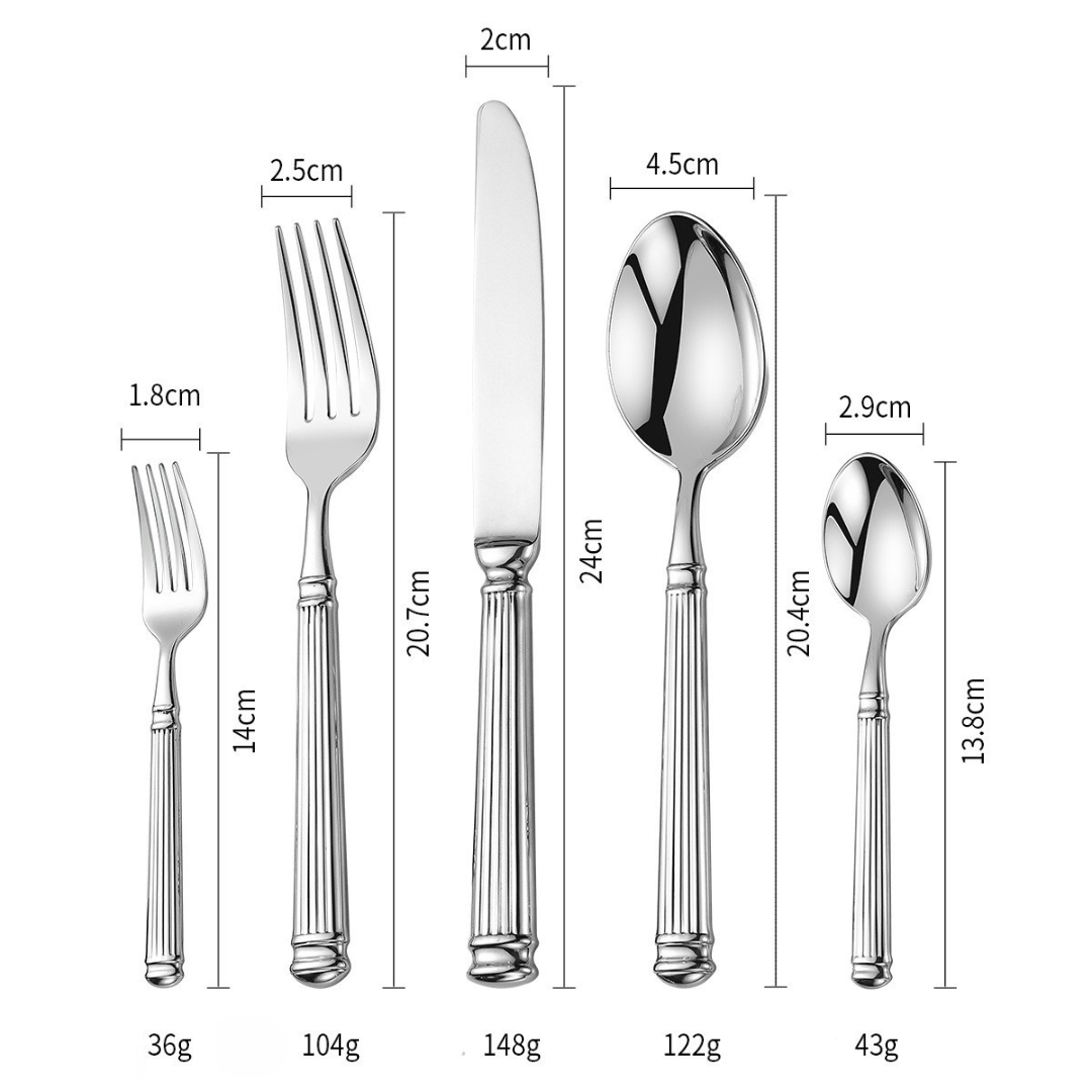 Château Oaks Roman Flatware Set