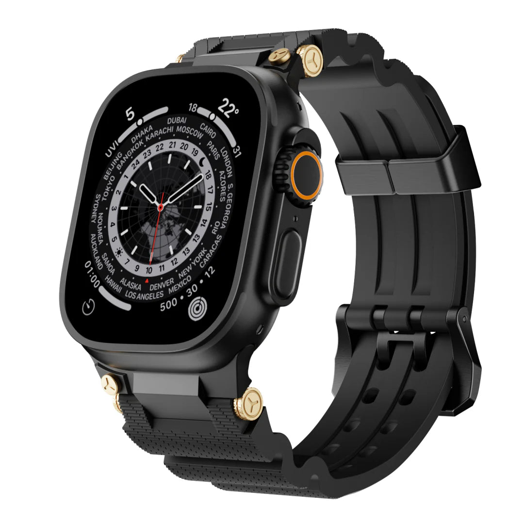 Design Mecânico de Pulseira de Silicone para Apple Watch