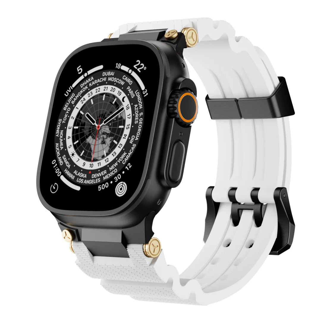 Design Mecânico de Pulseira de Silicone para Apple Watch