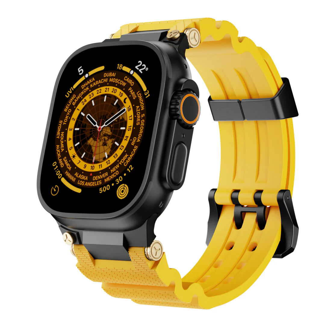 Design Mecânico de Pulseira de Silicone para Apple Watch