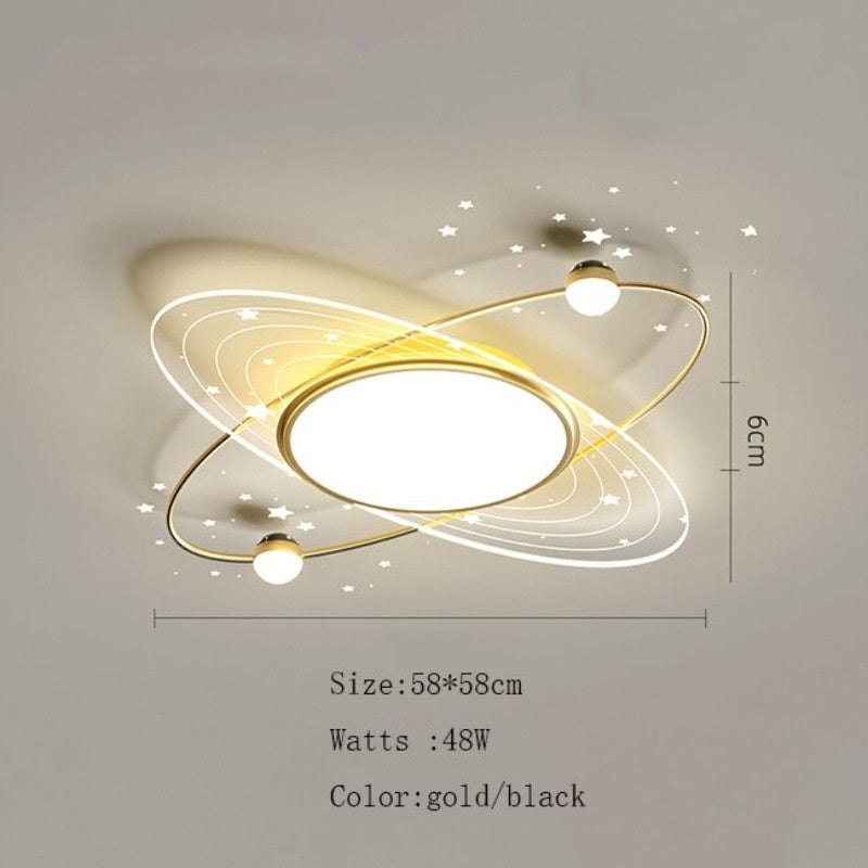 Moderna stjärnformade LED-taklampor