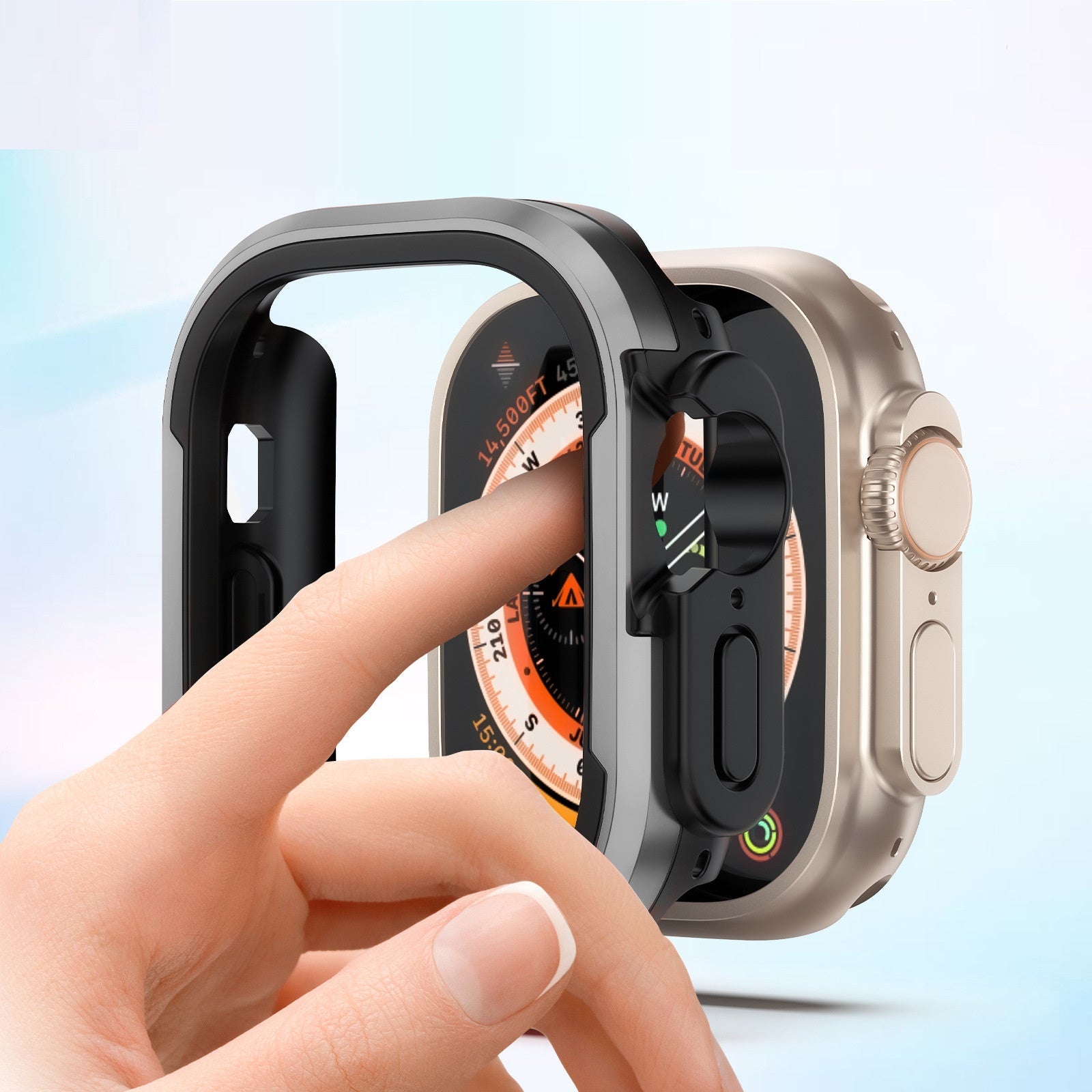 Bumper en alliage d'aluminium pour Apple Watch