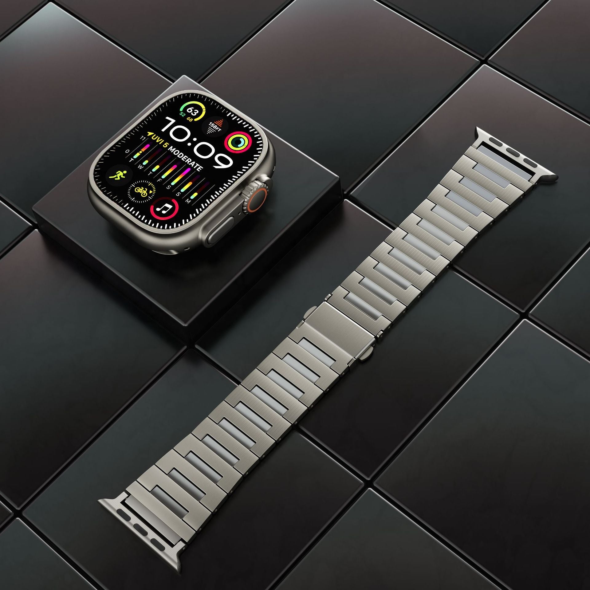 Bracelet en titane BG pour Apple Watch