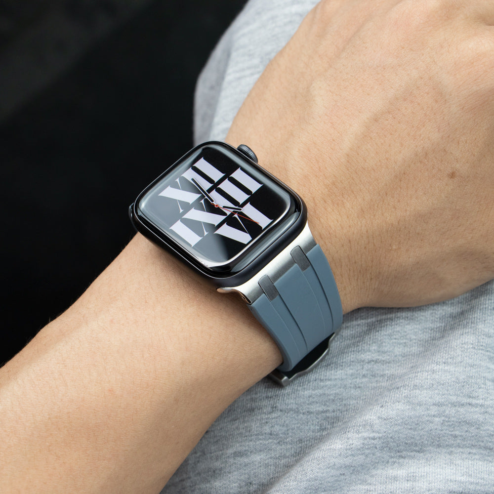 Ny XAP Metal Head Silikone Rem Til Apple Watch