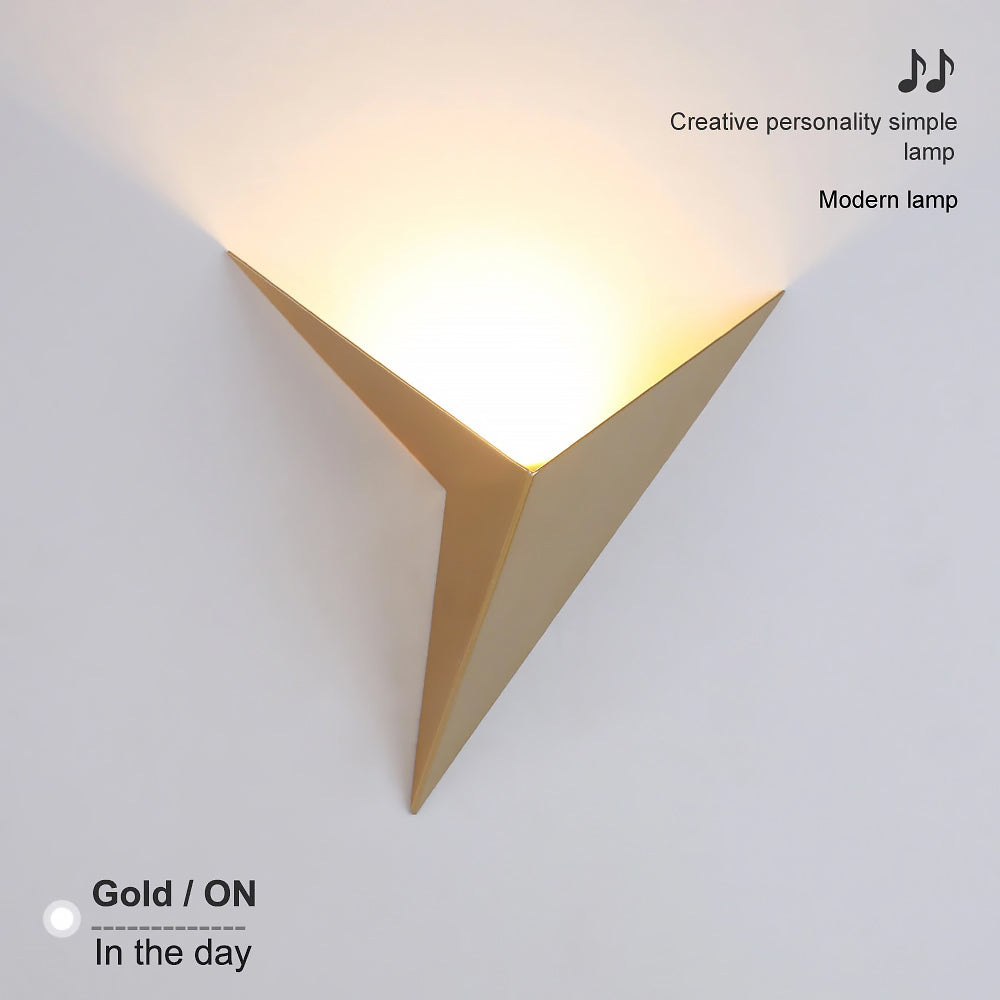 Nordische Origami-Wandlampe