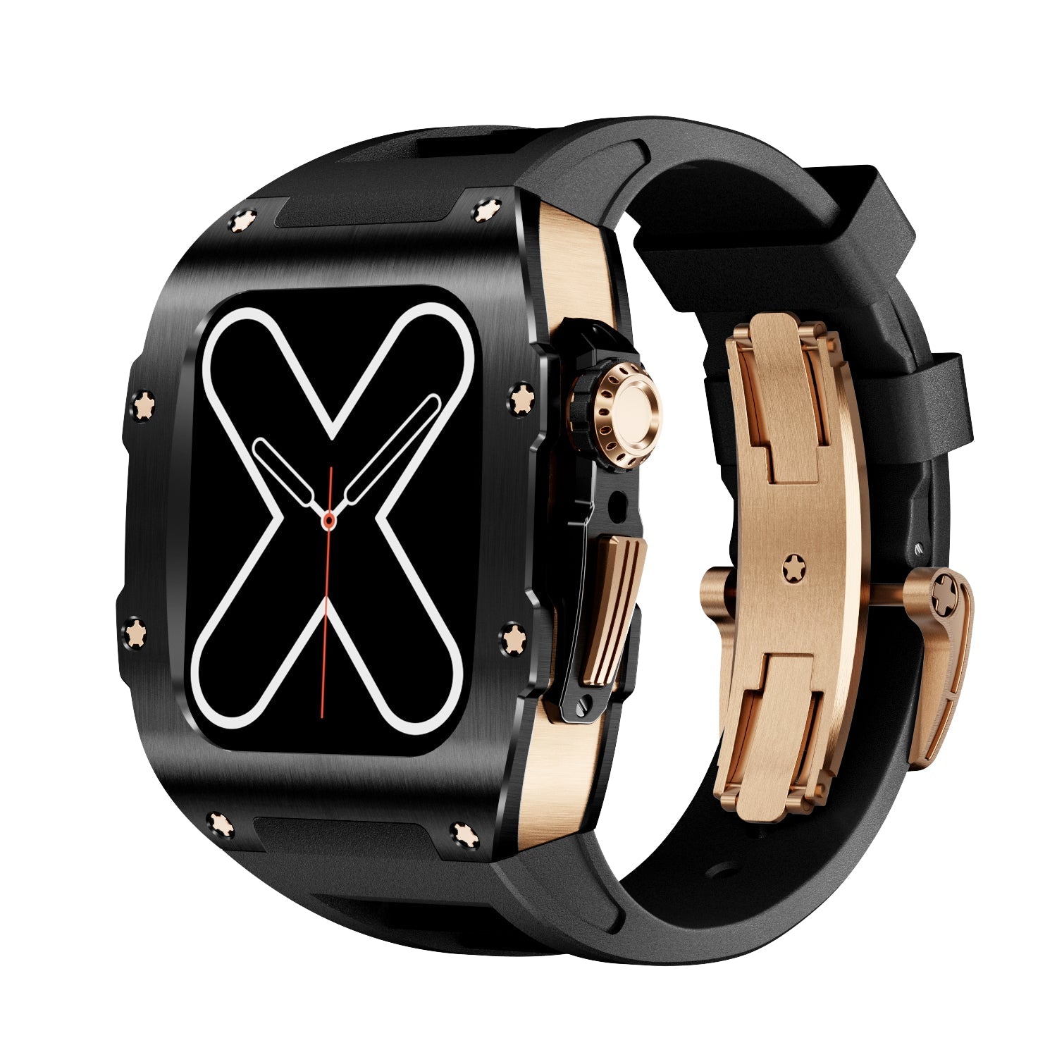 RM 9009 Serie - Schwarz&Gold Apple Watch Gehäuse