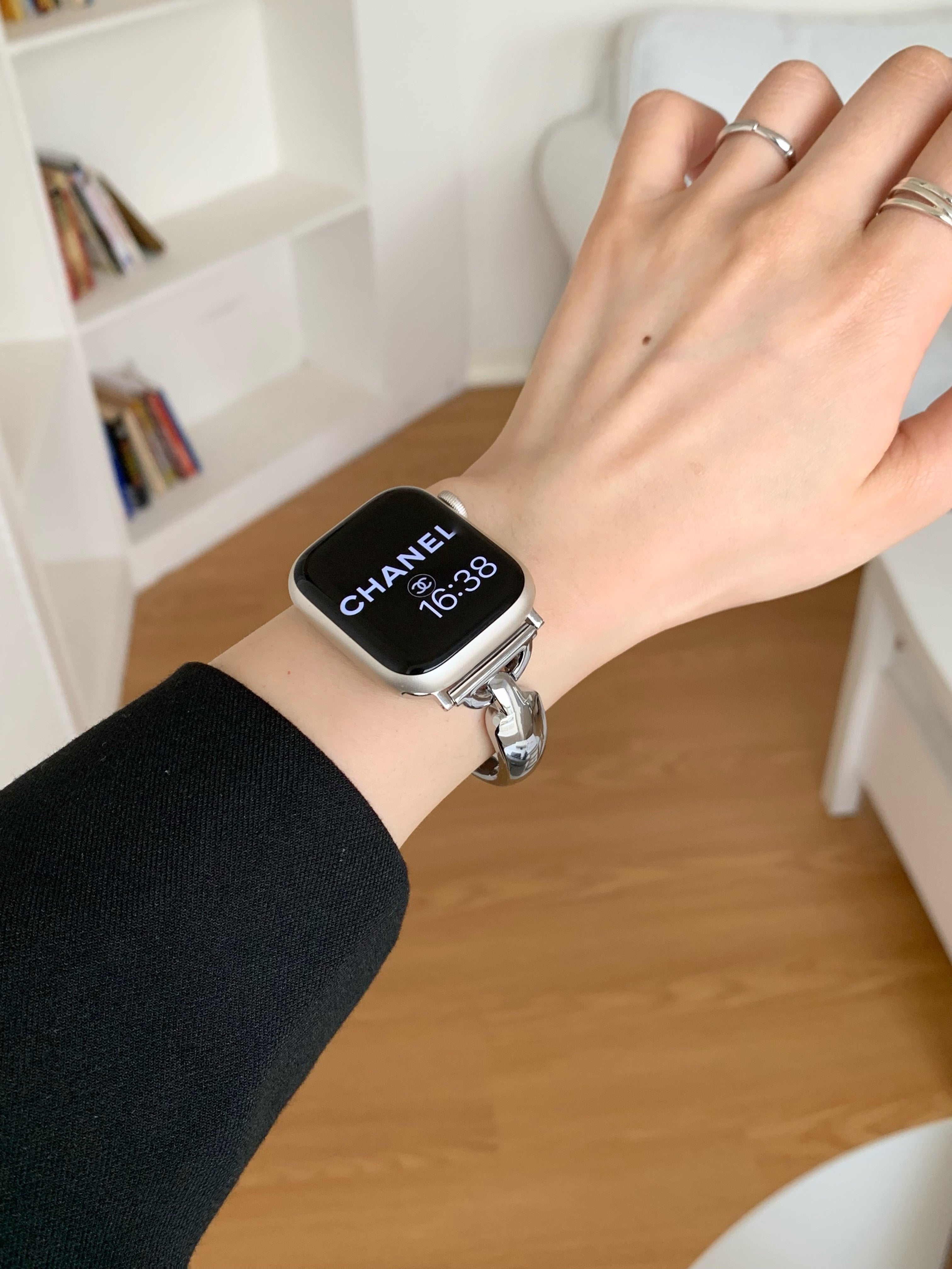 Bracelet en métal simple pour Apple Watch