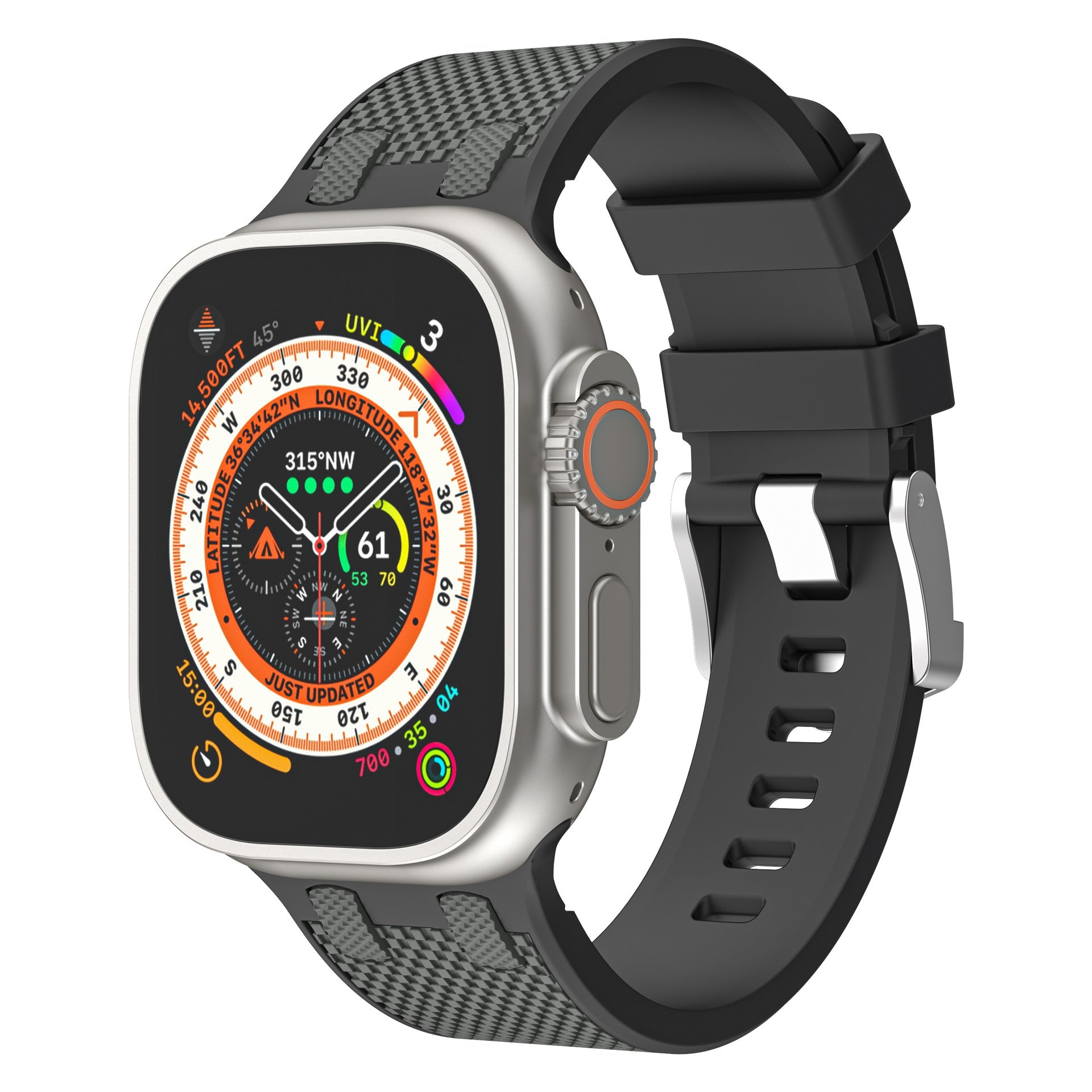 AP Dual Color matchende silikonbånd for Apple Watch