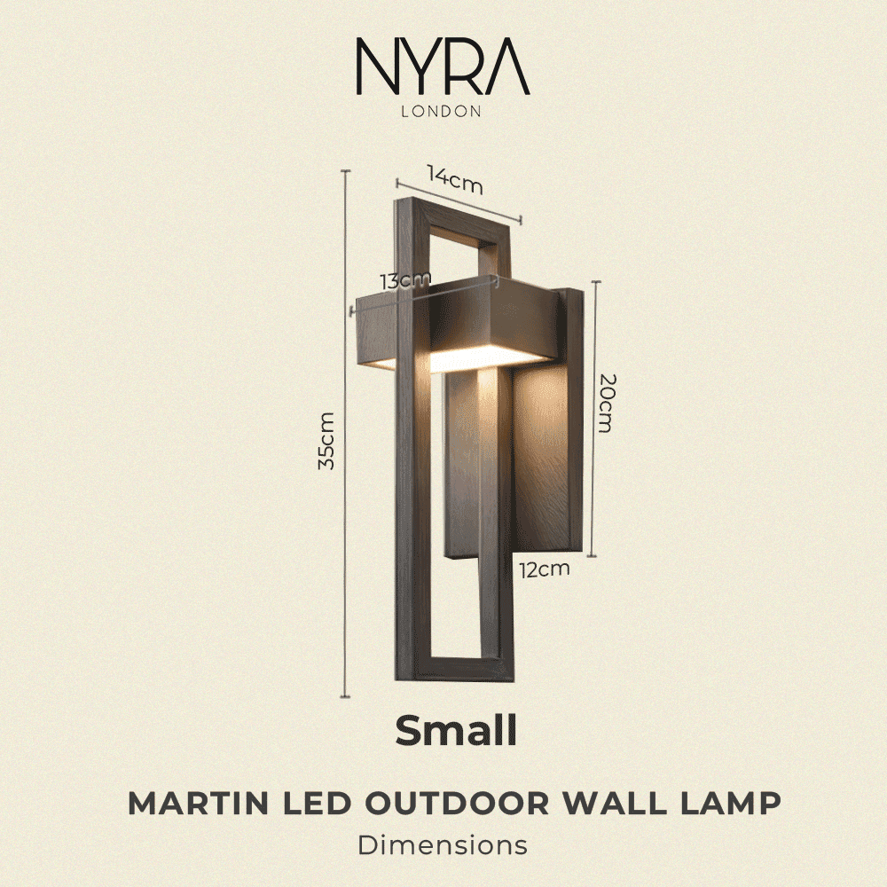 Lámpara de Pared Exterior LED Martin