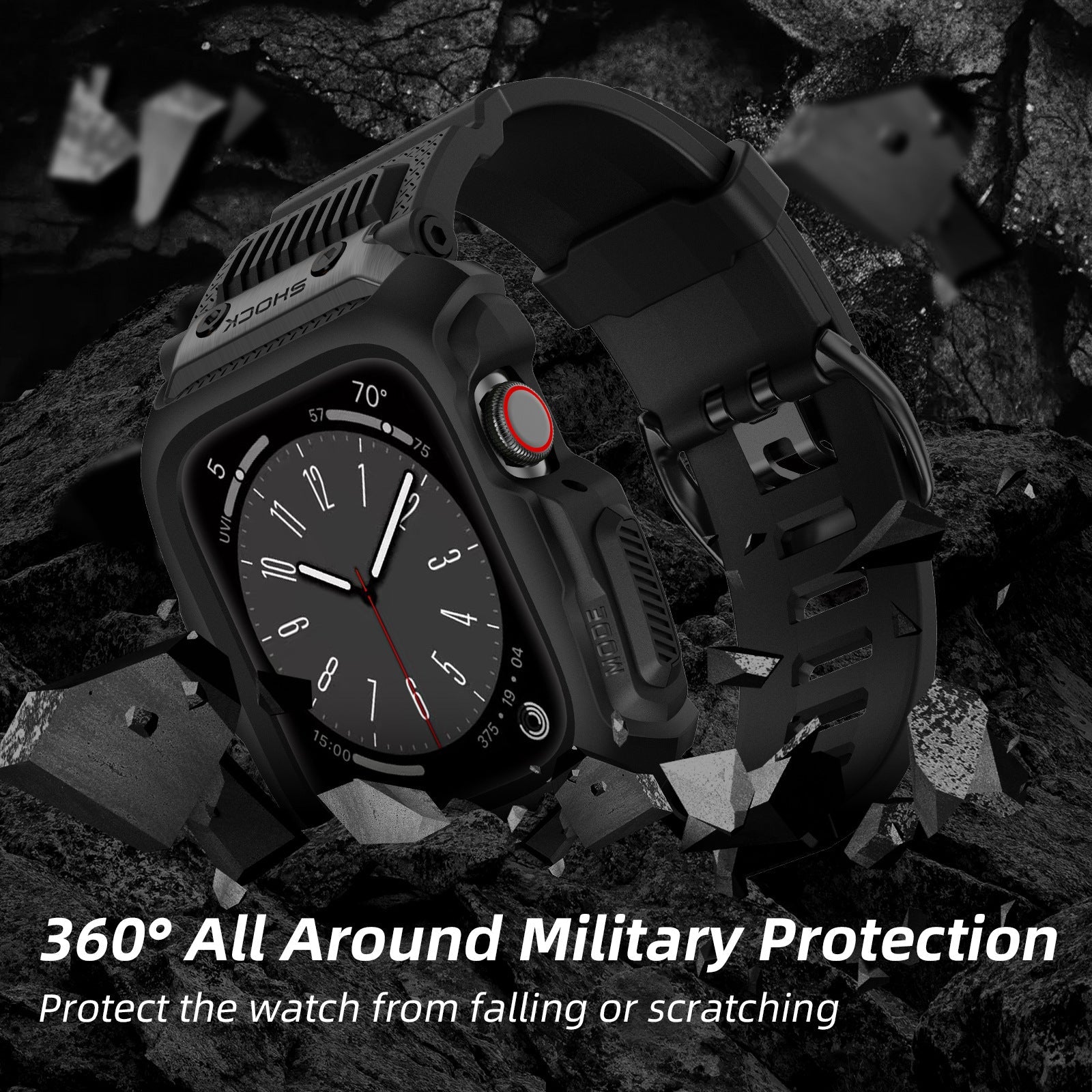 Kit di protezione per cinturino camouflage per Apple Watch