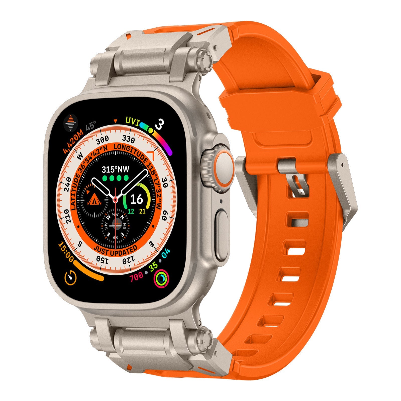 Explorer Silikonarmband für Apple Watch