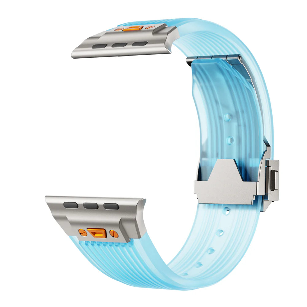 RM transparante siliconen horlogeband voor Apple Watch