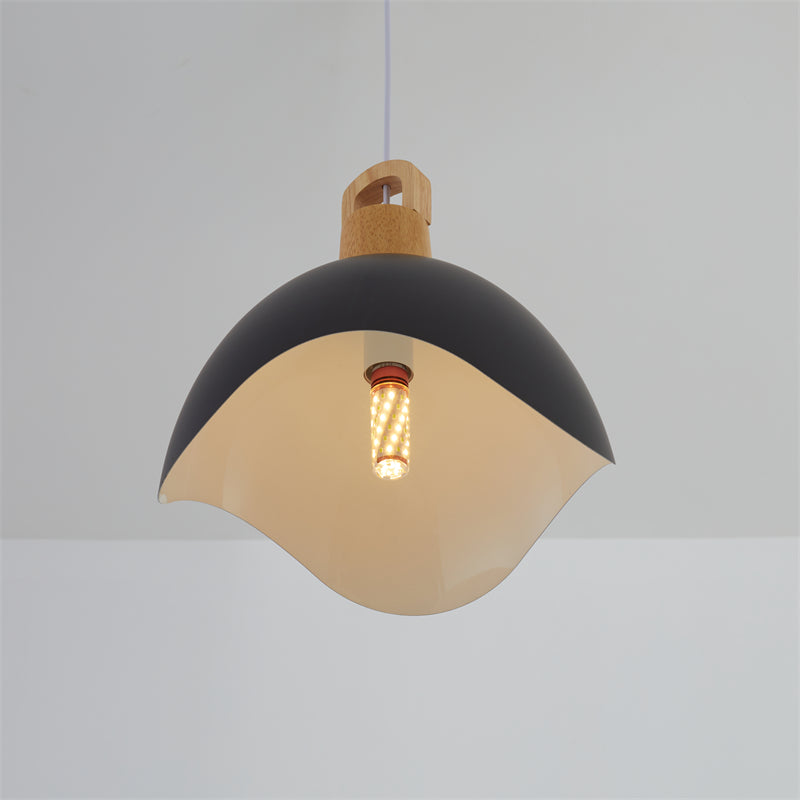 ElegantLuxe - Lampe à suspension vintage en métal noir