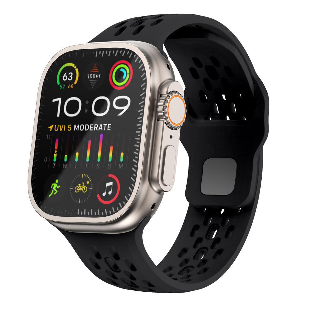 FKM-gummi pustende band for Apple Watch