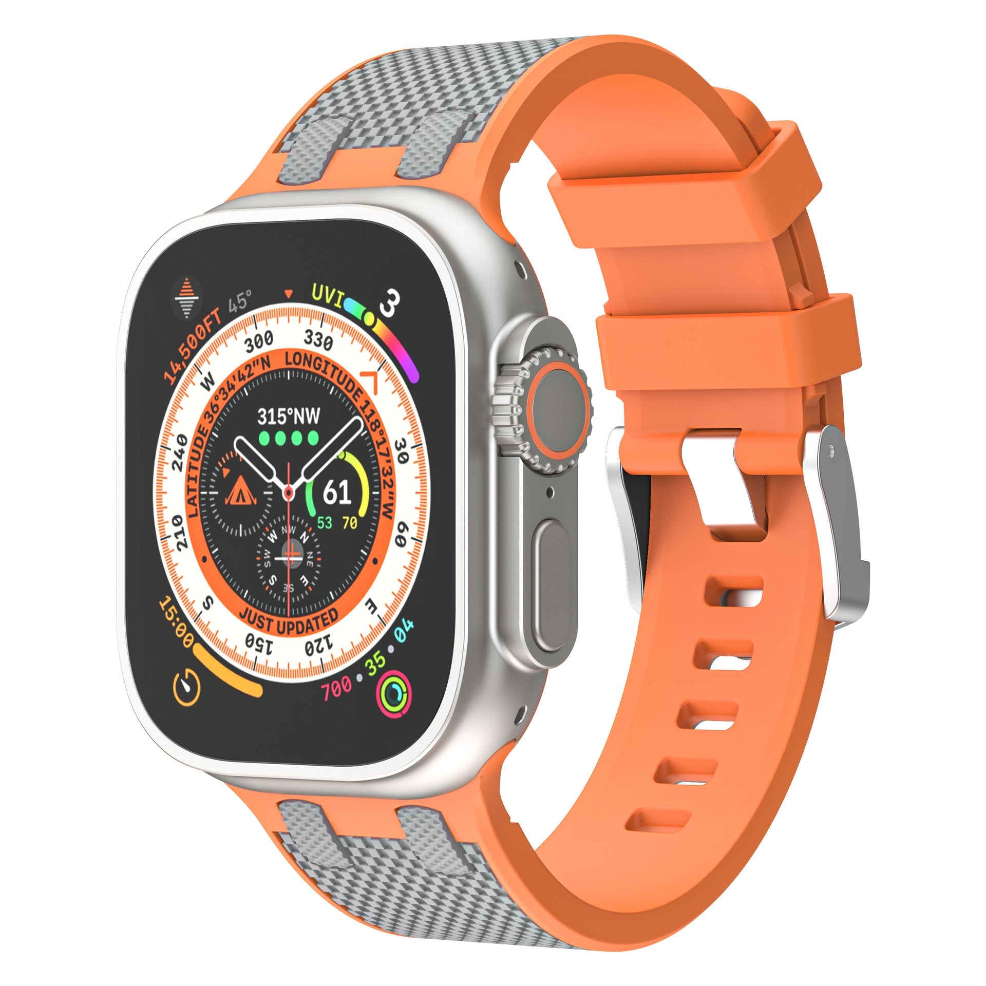 AP Dual Color matchende silikonbånd for Apple Watch