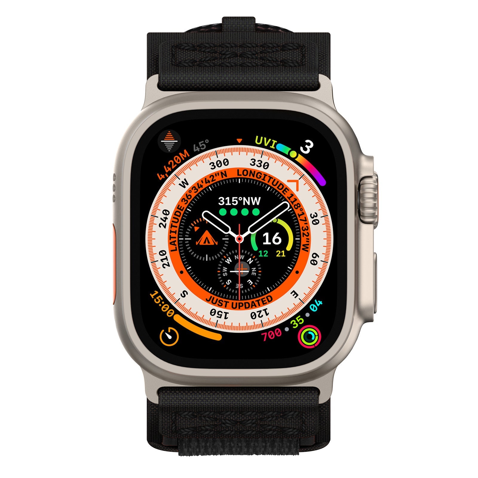 Venkovní taktický nylonový pásek pro Apple Watch