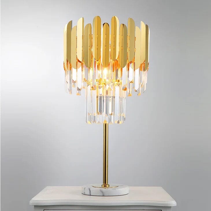 Ivy Crystal Crystal Floor & Table Lamp