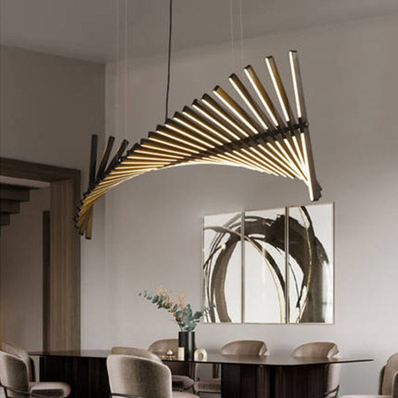 The Fishbone Chandelier