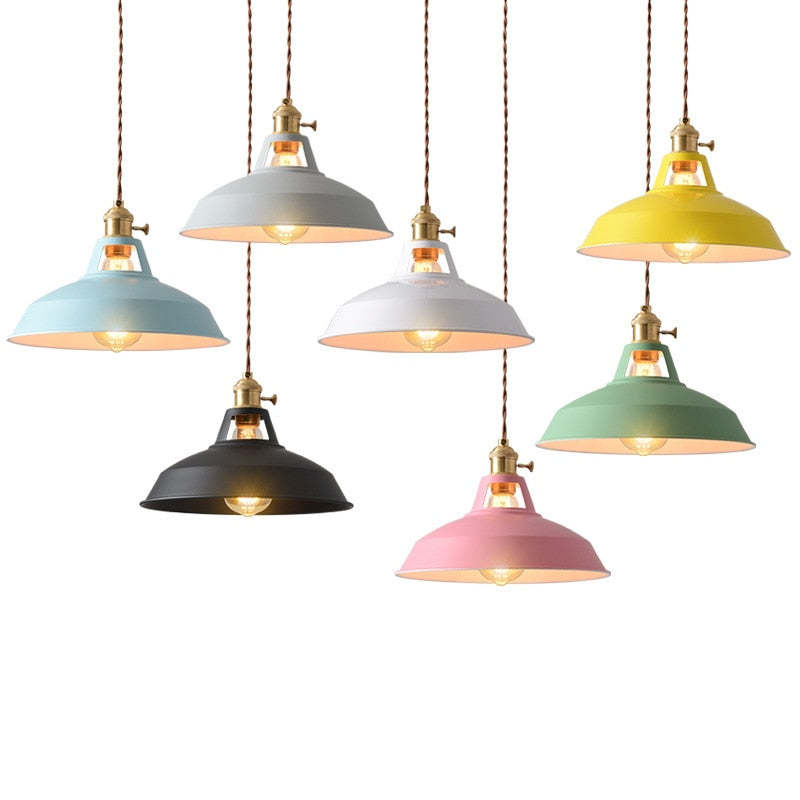 Spectrum - Lampada a sospensione in metallo dal design vivace