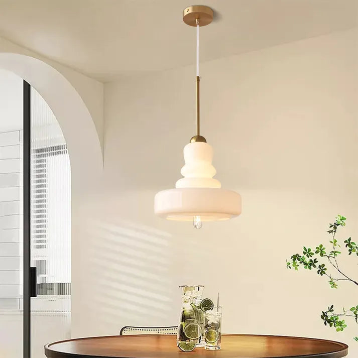 GlassCylinder - Lampada a sospensione dal design chic