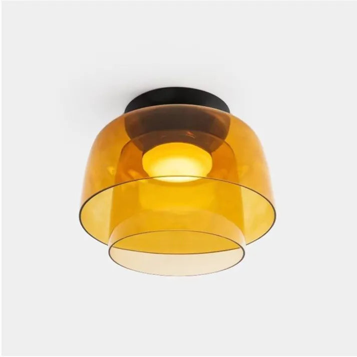 GlassLuxe – Lampe de plafond médiévale