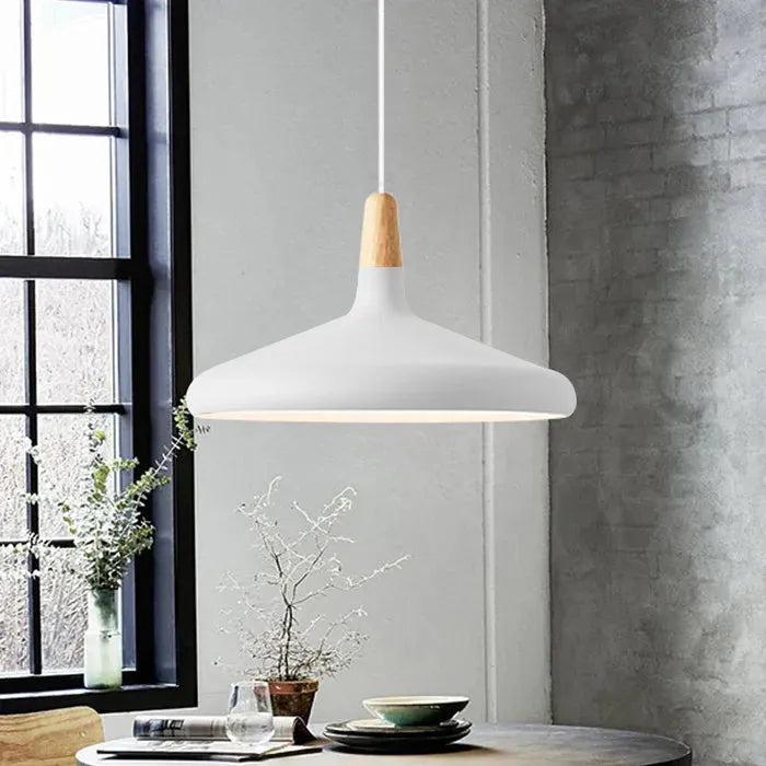 Macaron – Conische metalen hanglamp