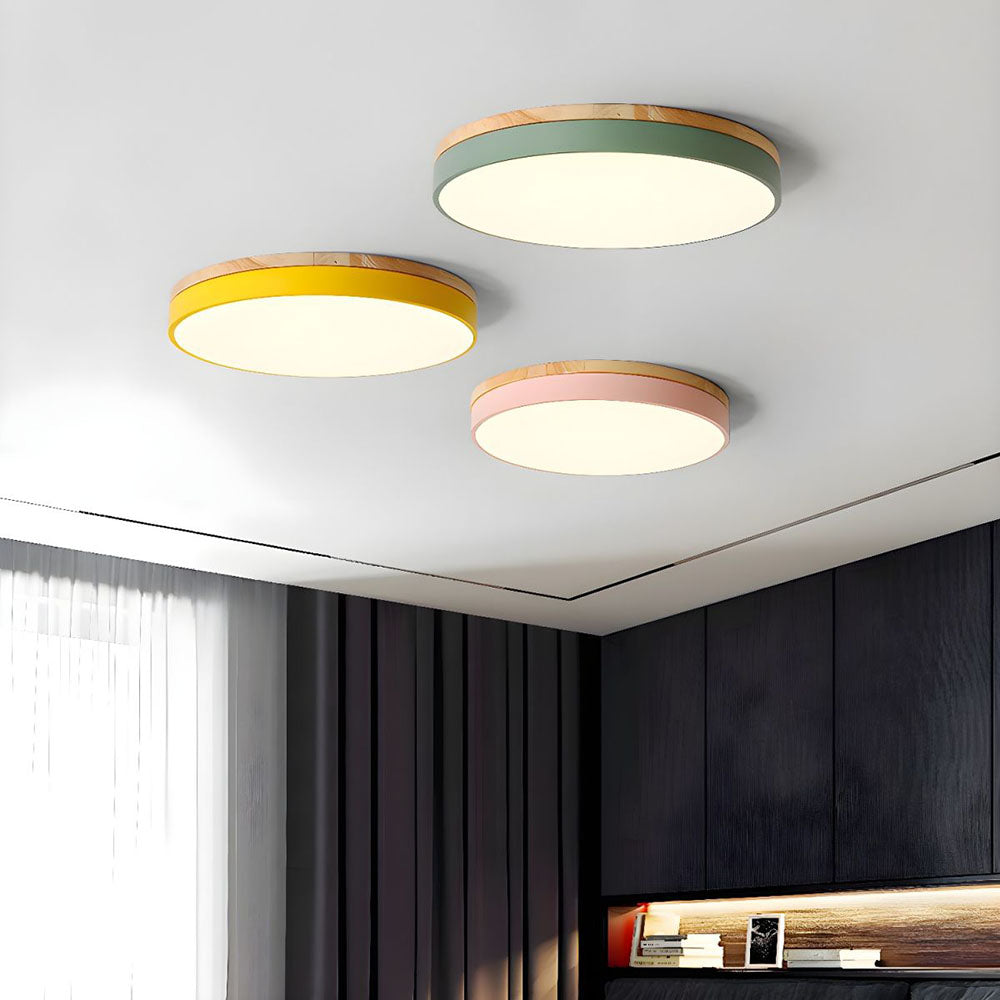 Round Shape Flush Mount Ceiling Lights