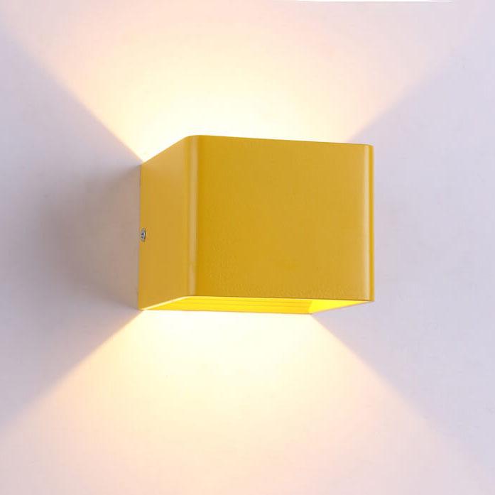 LED Mini Square Wall Lamp Aluminum