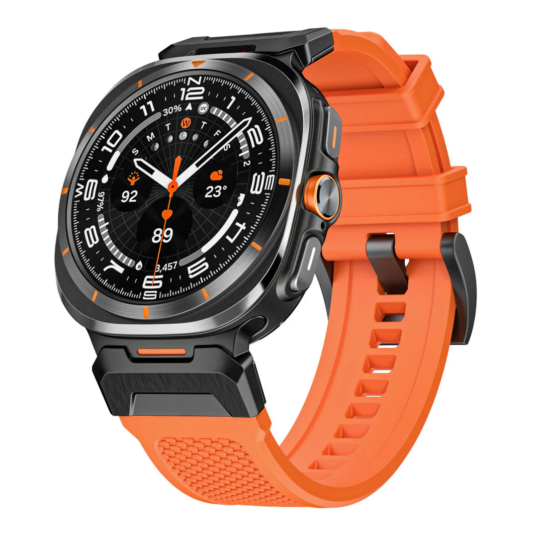 Bracelet en silicone tactique pour Samsung Galaxy Watch Ultra