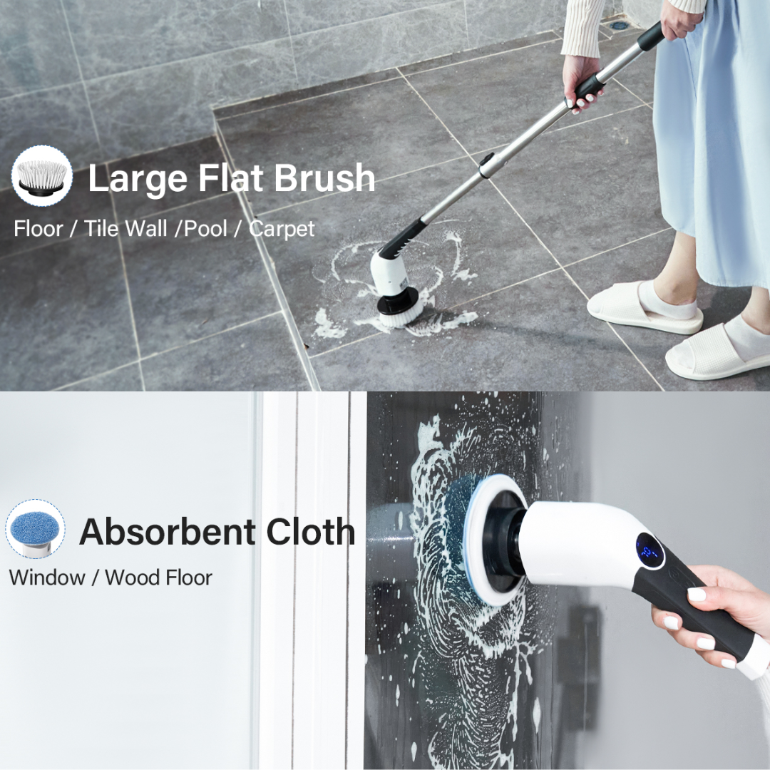 Electric Spin Scrubber – Effortless Cleaning in Half the Time