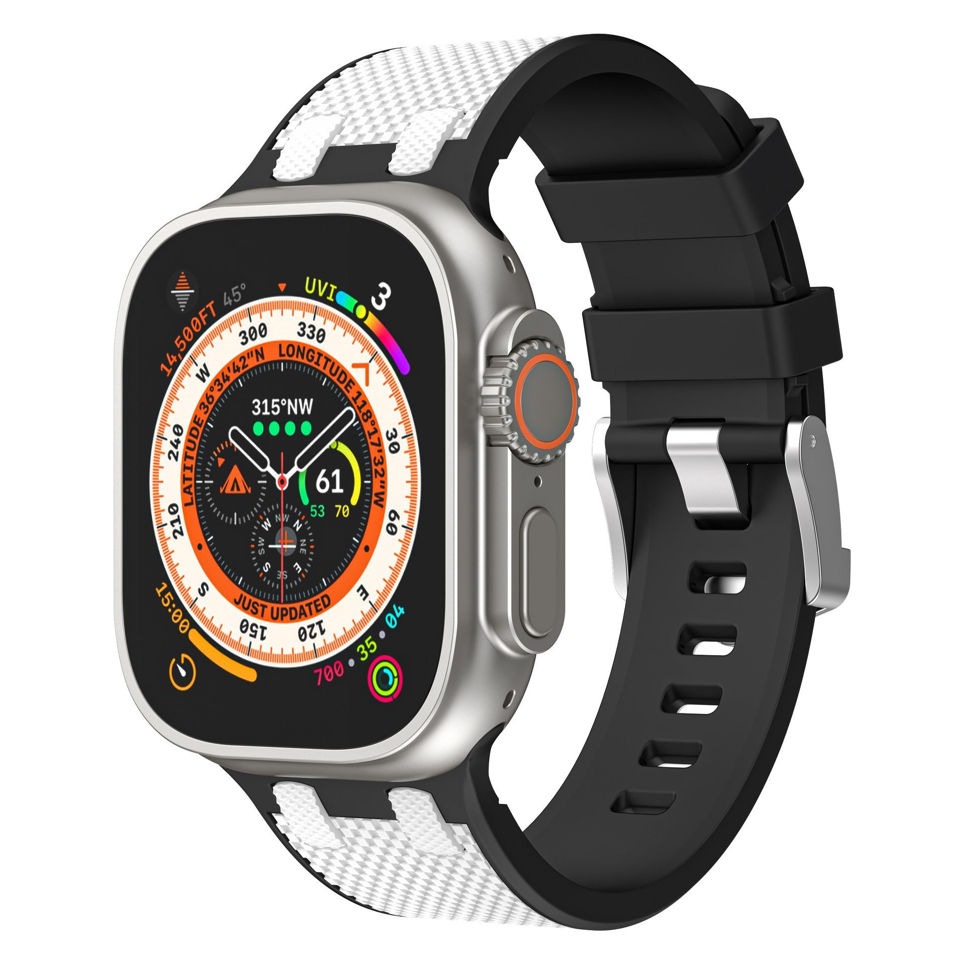 AP Dual Color Matchande Silikonband för Apple Watch