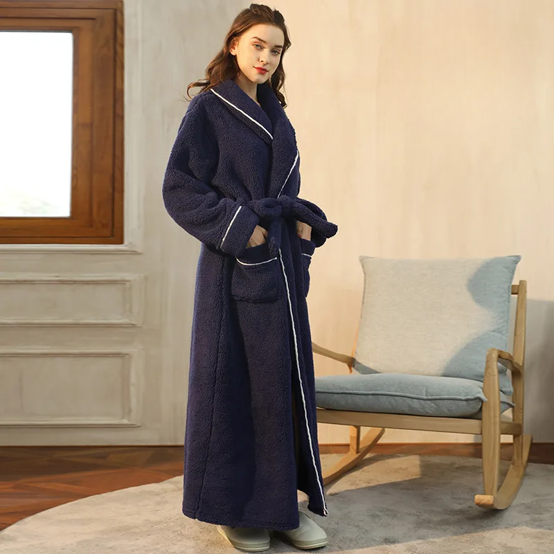 FleeceComfort – Flannel winter bathrobe