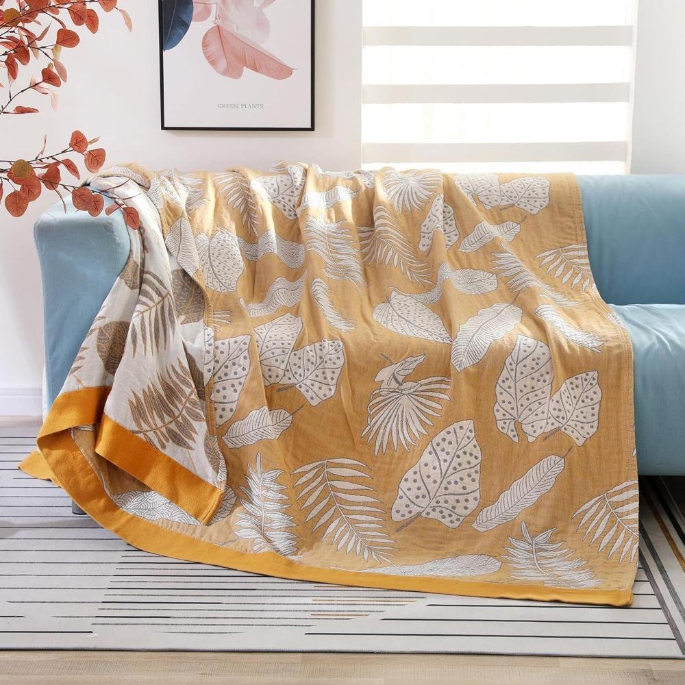 Leafy Whisper Summer Blanket