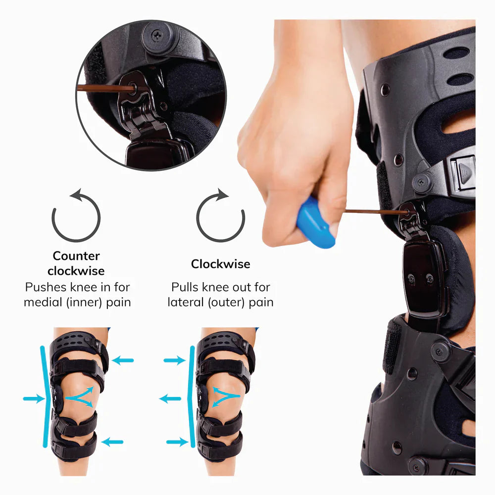 Osteoarthritis Unloader Knee Brace – Medial & Lateral Support for Bone-on-Bone Arthritis Relief