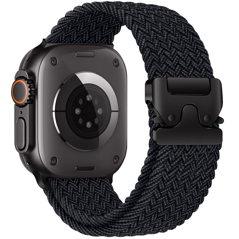 Nylon Flettet Rem For Apple Watch