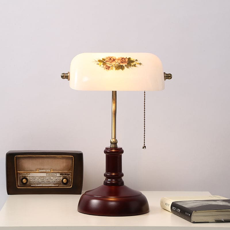 EvoLicht - Lampada da tavolo vintage a mezzo cilindro