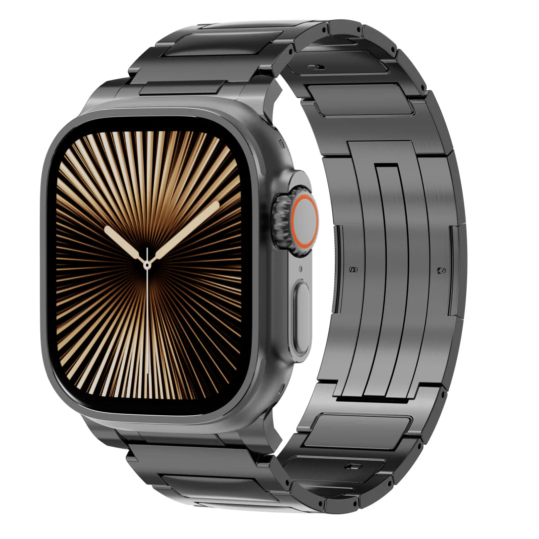 Titanium Link Armband für Apple Watch