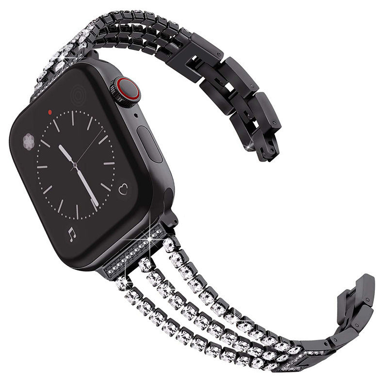 צמיד קישור יהלום זוהר עבור Apple Watch