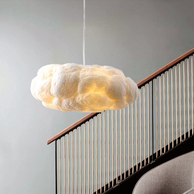 Minori Design Cloud LED Pendellampa PVC/Bomull Vit